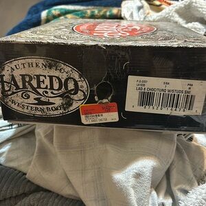 New never worn laredo boots. can send more photos if needed. In original box.